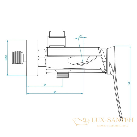 душевая система rgw shower panels 51140133-06 sp-33g, золото