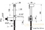 гигиенический душ gessi rettangolo 20021.031, хром