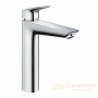 смеситель для раковины hansgrohe logis 71095000, хром