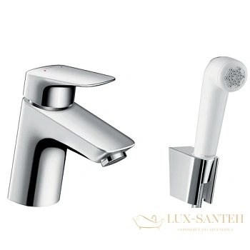 смеситель для раковины с гигиеническим душем hansgrohe logis 71290000