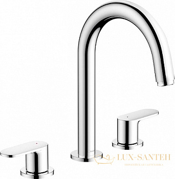 смеситель для раковины hansgrohe vernis blend 71553000, хром