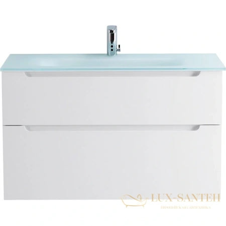 тумба belbagno etna etna-h60-900-2c-so-bl-p 89,6 см, bianco lucido