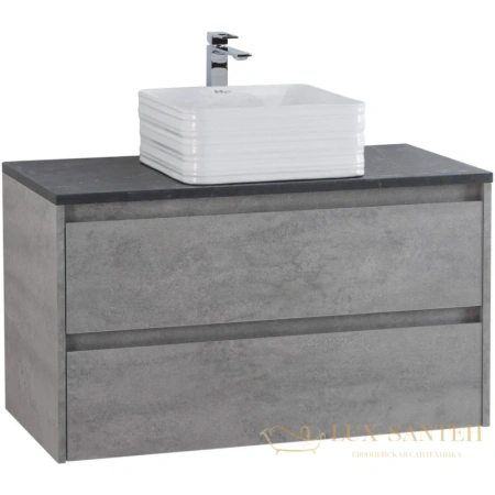 тумба belbagno kraft kraft-1000-2c-so-cg 100 см, cemento grigio