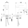 смеситель для раковины lemark status lm4406c