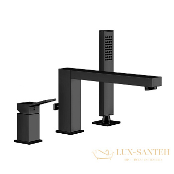 смеситель gessi rettangolo k 53037.299 на борт ванны, black xl