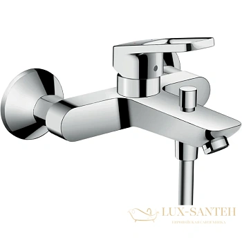 смеситель hansgrohe logis loop 71244000 для ванны с душем, хром