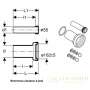 соединительный комплект geberit 152.404.46.1 из пнд 18,5 см
