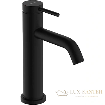 смеситель для раковины hansgrohe tecturis s 73310670 с донным клапаном, черный матовый