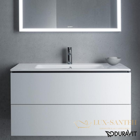 тумба под раковину duravit l-cube lc624202222 1020х481х550 мм, белый