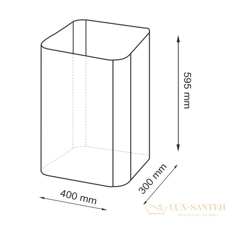 плетеная корзина для белья wasserkraft nuthe wb-910-l