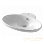 раковина накладная artceram washbasins fuori 3 tfl004 01 00 630х470 мм, белый