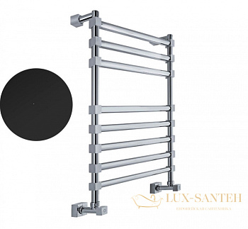 полотенцесушитель водяной 107,6х53,5 margaroli sole 464tq468mb, черный матовый