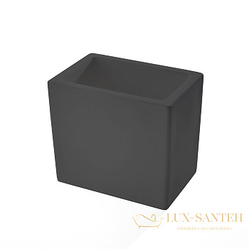 3sc mood black, mn03a, стакан настольный, композит solid surface, черный матовый