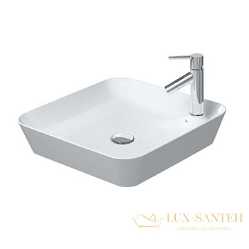 раковина накладная duravit cape cod 2340460000 460х460 мм, белый